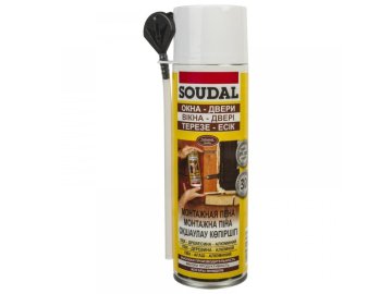 Пена монтажная Soudal Окна двери 300 мл