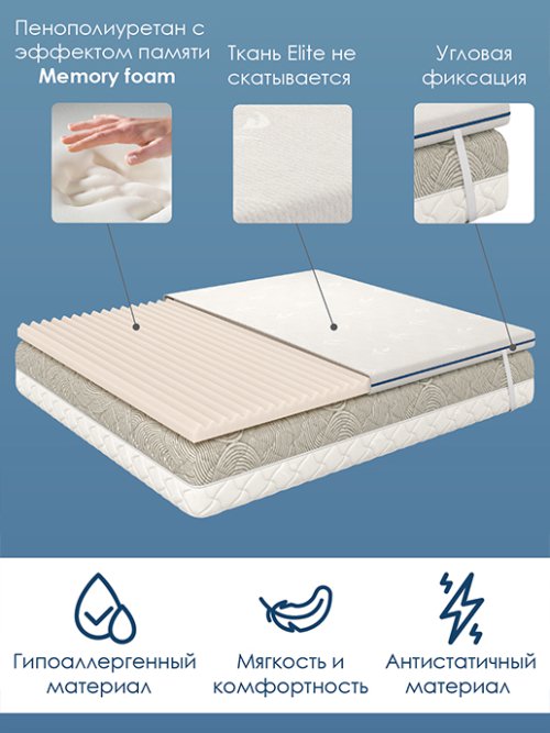 Наматрасник Memory foam, фото 3 из 20