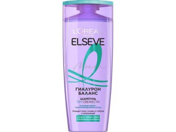 Шампунь ELSEVE Гиалурон баланс свежести 72 ч, 400 мл