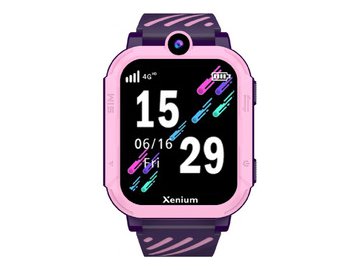 Детские смарт-часы Xenium W600 (розовый)