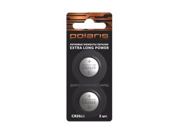 Батарейки polaris pb cr2025 (2шт) premium Электросила