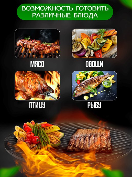 Решетка-гриль чугунная Barbecue-1, фото 4 из 112