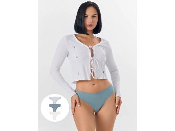 Трусы бразилиана женские в наборе, 3 шт