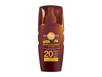 Солнцезащитное масло-спрей БИОКОН Гавайский кокос SPF 20, 160 мл