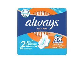 Прокладки женские ALWAYS Ultra Normal, 10 шт
