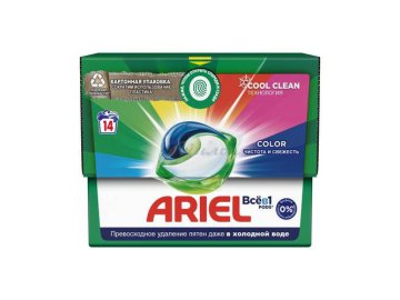 Капсулы для стирки ARIEL Liquid Capsules Color, 14 шт Мила