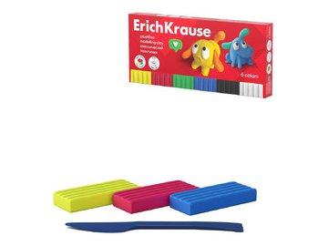 Пластилин Erich Krause Jolly Friends 61344 (6 цв)