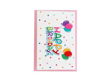 Открытка Happy Birthday, арт. SLWOIU-65 Мила