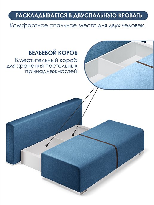 Диван-кровать Сити Люкс (Независимый пружинный блок), фото 16 из 304