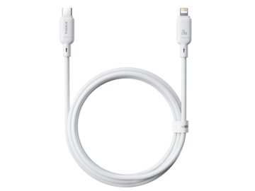 Baseus Silky Series Fast Charging Cable Type-C - Lighting 20W 1м (белый) в Новополоцке МТС