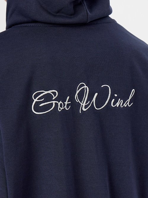 Толстовка женская синяя с надписью "Got wind", фото 8 из 50