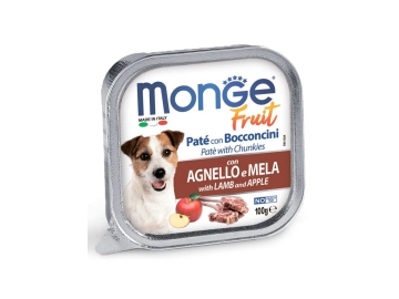 Ламистер Monge Dog Fruit для собак, с ягненком и яблоком, 100 г Зообазар