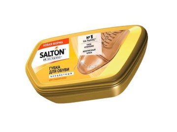 Губка д/обуви SALTON бесцветный д/гладкой кожи с норковым маслом