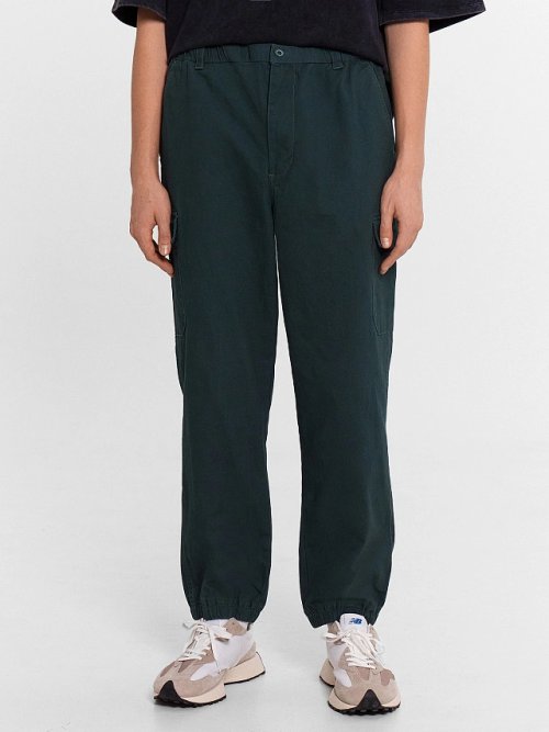 Брюки джоггеры мужские зеленые, фото 3 из 6