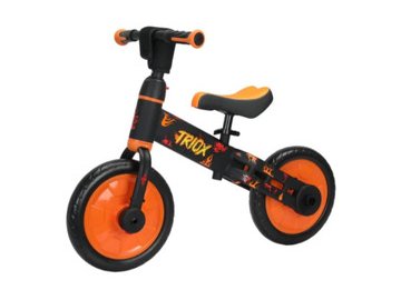 Беговел-велосипед Bubago Triox BG110-1 (черный/желтый) на акции в магазинах 5 элемент