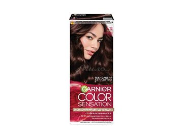 Крем-краска для волос GARNIER Color Sensation, тон 4.12 Холодный алмазный шатен, 110 мл