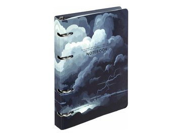 Тетрадь BRAUBERG 404726 на кольцах А5 160х212мм, 120л, картон,матовая ламинация, клетка