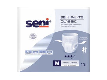 Трусы-подгузники для взрослых Seni Pants Classic Medium (10шт)