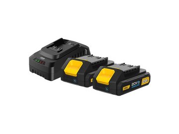 Аккумулятор с зарядным устройством Deli EDL-CM20A2E (20В/2x4 Ah + 45Вт)