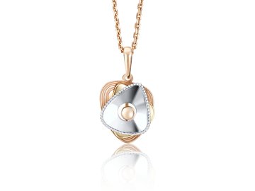 Подвеска декоративная Platina Jewelry, красное золото 585 проба