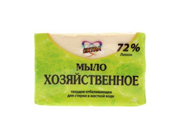 Акции Милы Полоцк Только в сети «Мила» - Мыло хозяйственное для стирки EXTRA Лимон твердое отбеливающее, группа I 72%