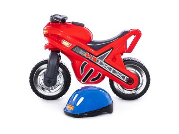 Каталка Полесье МХ со шлемом 46765