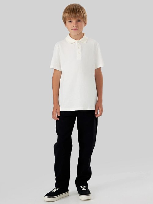 Поло для мальчиков молочное, фото 4 из 9