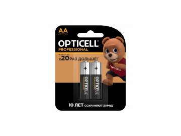 Батарейки opticell professional aa 2 шт Электросила