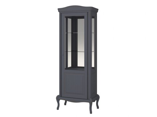 Шкаф с витриной Мокко ММ-306-01/01, фото 2 из 4