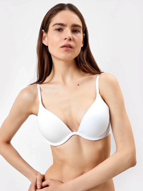 Бюстгальтер женский push-up в белом цвете, фото 1 из 6