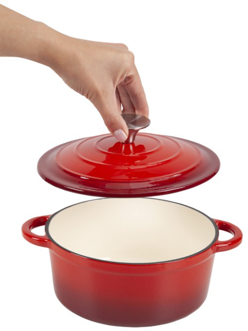 Кокот чугунный эмалированный Potty-2, 2 л, фото 8 из 11