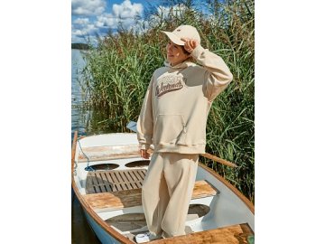 Худи для мальчиков бежевое с надписью "Wonderful weekends" Марк Формель