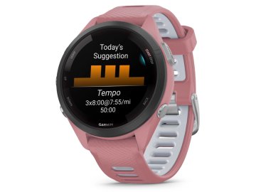 Garmin Forerunner 265S 42 мм (пудровый корпус/пудрово-серый ремешок)