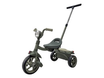 Трехколесный велосипед с ручкой Bubago Jerry BG 200-3 (зеленый)
