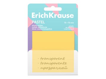 Блок самоклеящийся Erich Krause Pastel 65319
