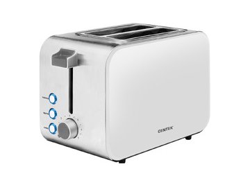 Тостер Centek CT-1422 (белый/серебристый)