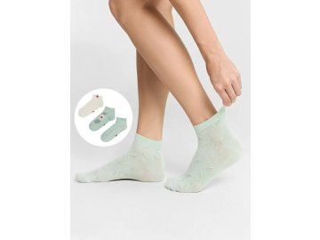 Носки женские короткие в наборе, 3 пары