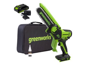 Аккумуляторная пила Greenworks GD24CSMNXK2 2008707UA