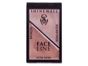 Набор моделирующий SHINEWELL хайлайтер + бронзер, 5.6 г в Витебске Мила