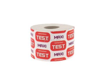 Бумага туалетная TEST с гильзой, однослойная, перфорированная, 60.5 м Мила