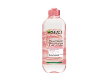 Вода мицеллярная GARNIER Розовая Вода Очищение + Сияние, 400 мл