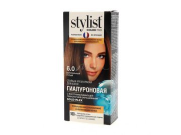 Крем-краска для волос STYLIST COLOR PRO Гиалуроновая стойкая, тон Натуральный русый, 100 мл