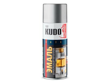 Эмаль Kudo Универсальная (520мл, зеркальный хром)