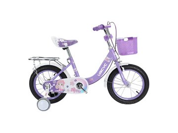 Велосипед детский YAYALE 281-003, 12" (фиолетовый) на акции в магазинах 5 элемент