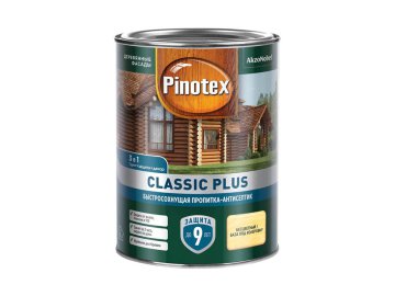 Пропитка-антисептик Omnitex Classic Plus 3в1 CLR (база под колеровку) 0,9л