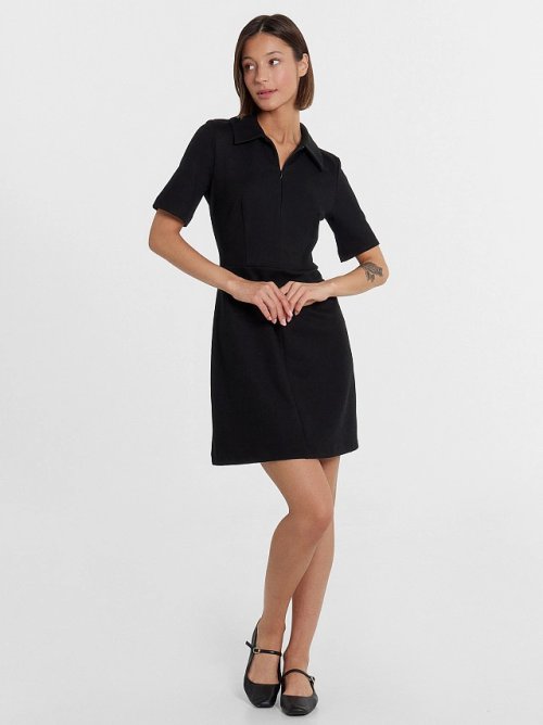 Платье женское мини в черном цвете, фото 2 из 5