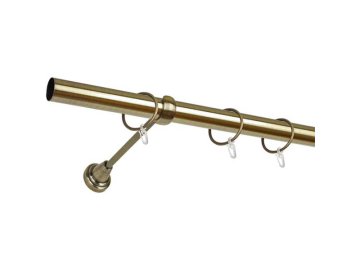 Карниз металлический DECORULE ЛОНДОН DR_К_Л-200_16/1P/5 золото антик