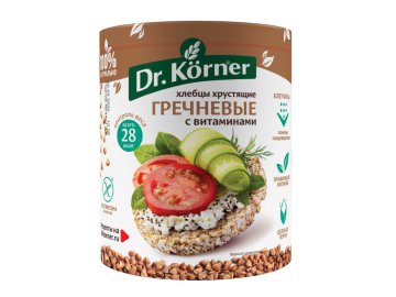 Хлебцы Dr.Korner хрустящие гречневые 100 г