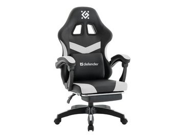 Игровое кресло Defender Runa Pro (черный/белый)
