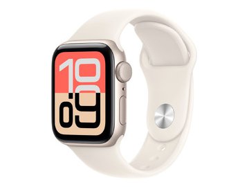 Смарт-часы Apple Watch SE 3 GPS 40mm Starlight Aluminium Case Starlight Sport Band A3324 MEH34LW/A (размер ремешка S/M)